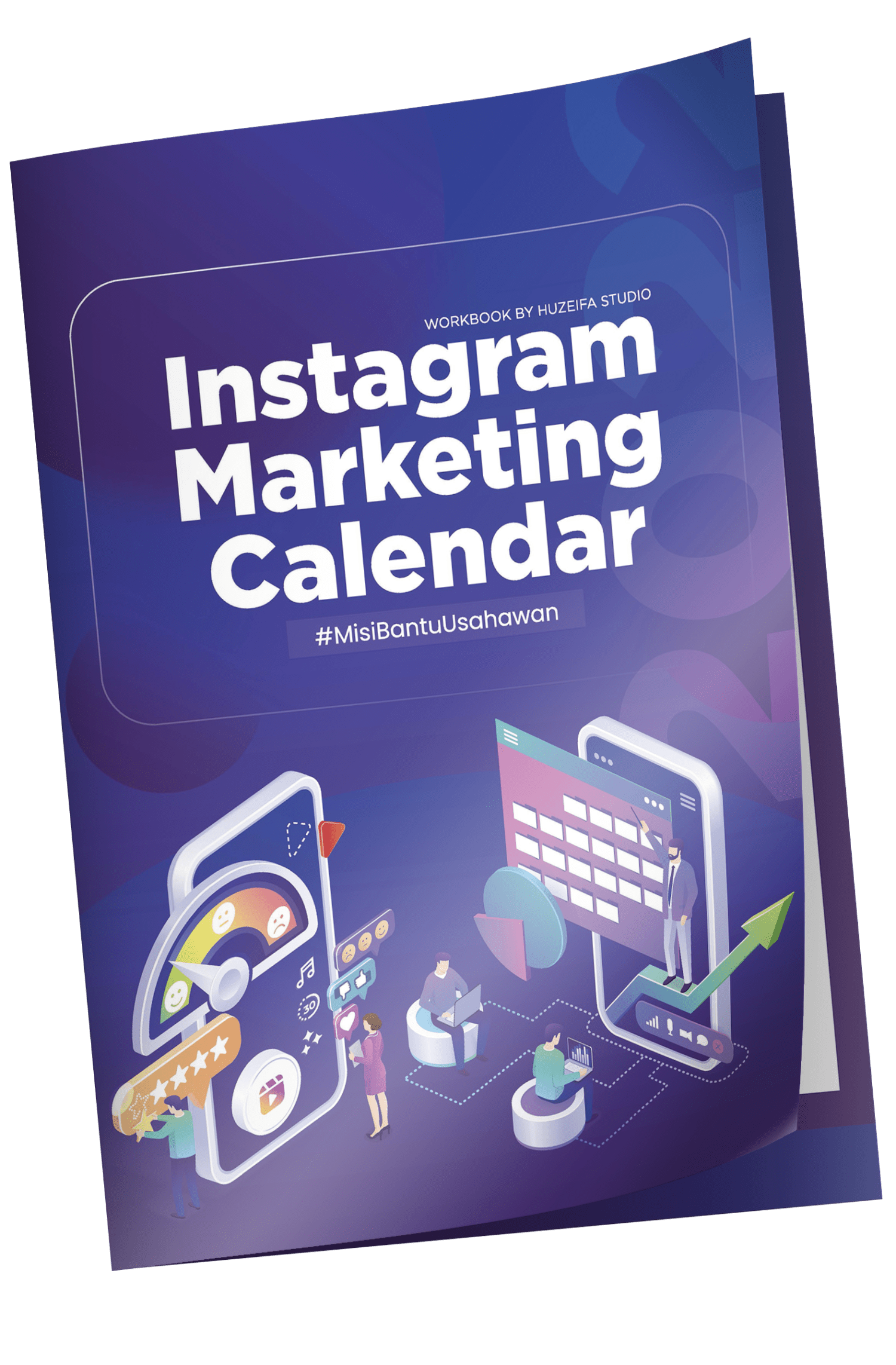 Cover buku Instagram Marketing Calendar 2022